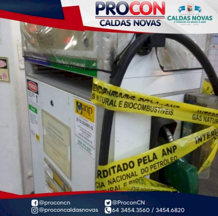 Procon - Caldas Novas realiza fiscalização em Postos de Combustíveis