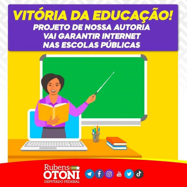 Lei que vai garantir o acesso à internet de professores e alunos de escolas públicas (inscritos no CadÚnico e os matriculados em comunidades indígenas e quilombolas)