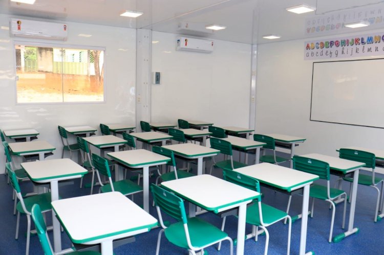 Caldas Novas inaugura 7 salas modulares para atender alta demanda de alunos das Escolas do Município