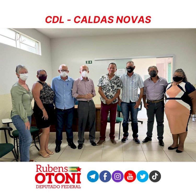 Deputado Federal Rubens Otoni mobiliza apoiadores em Caldas Novas e Morrinhos