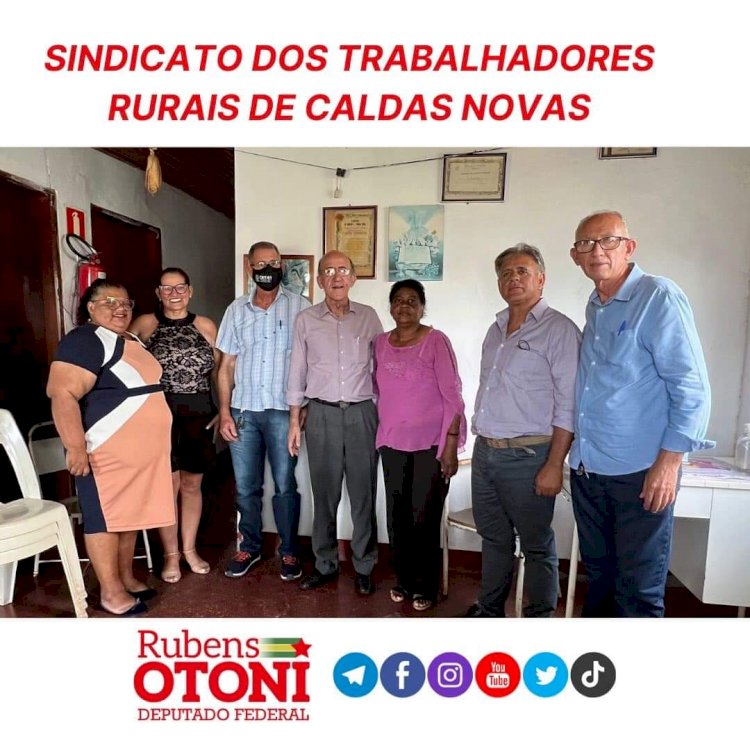 Deputado Federal Rubens Otoni mobiliza apoiadores em Caldas Novas e Morrinhos