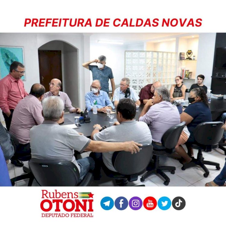 Deputado Federal Rubens Otoni mobiliza apoiadores em Caldas Novas e Morrinhos