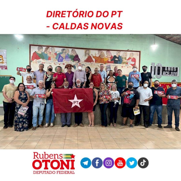 Deputado Federal Rubens Otoni mobiliza apoiadores em Caldas Novas e Morrinhos