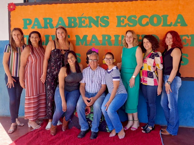 Aniversário da Escola Municipal Felipe Marinho da Cruz, em Caldas Novas