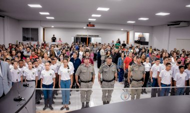 Projeto “Policial Militar Mirim” é reativado em Caldas Novas por iniciativa conjunta da Câmara Municipal e da Polícia Militar