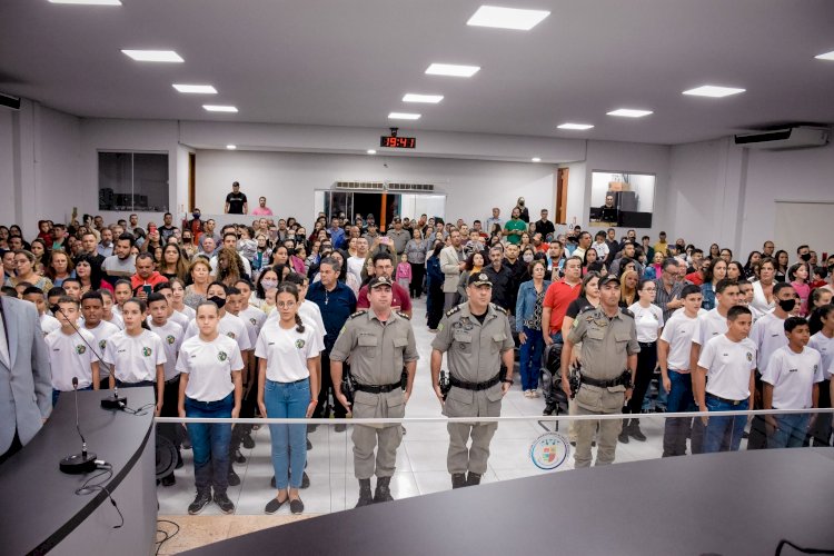 Projeto “Policial Militar Mirim” é reativado em Caldas Novas por iniciativa conjunta da Câmara Municipal e da Polícia Militar