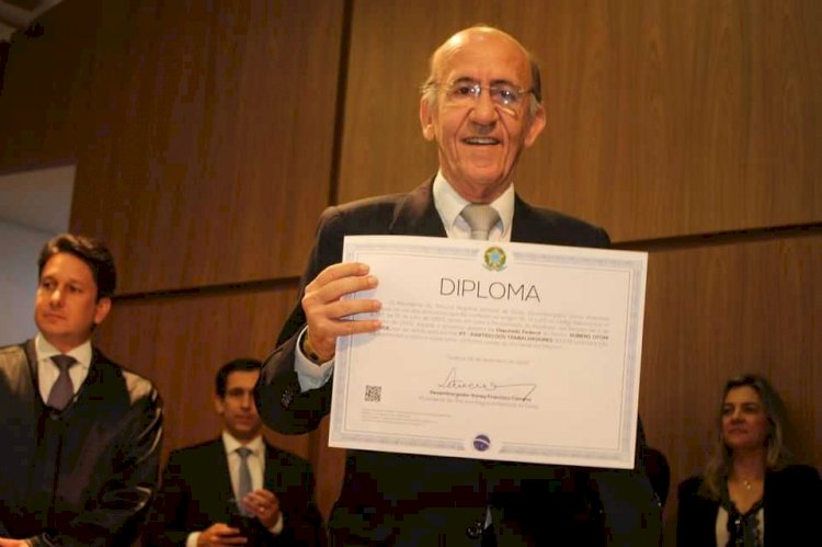 Rubens Otoni é diplomado pelo TRE, para exercer seu 6º mandato, Deputado com maior número de mandato entre os  eleitos
