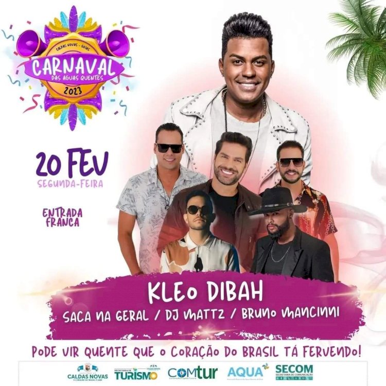 Carnaval 2023: confira a programação diversa deste ano em Caldas Novas