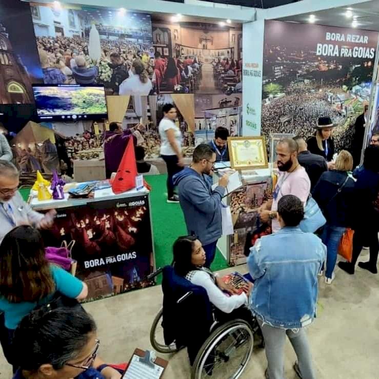 16ª edição da  ExpoCatólica (SP): Caldas Novas apresentou os festejos do Santuário Nossa Senhora da Salete