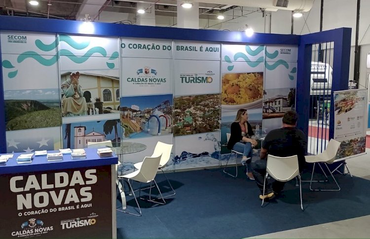 Caldas Novas marca presença na maior feira de turismo do Centro-Oeste a Expo Turismo Goiás (ETG), em Goiânia