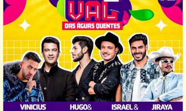 Prefeitura de Caldas Novas anuncia atrações do Carnaval das Águas Quentes 2024