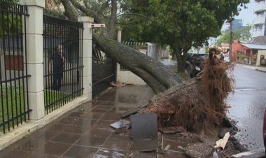 Ciclone extratropical no RS: ventos acima de 100 km/h provocam estragos no estado; 48 municípios registram impactos