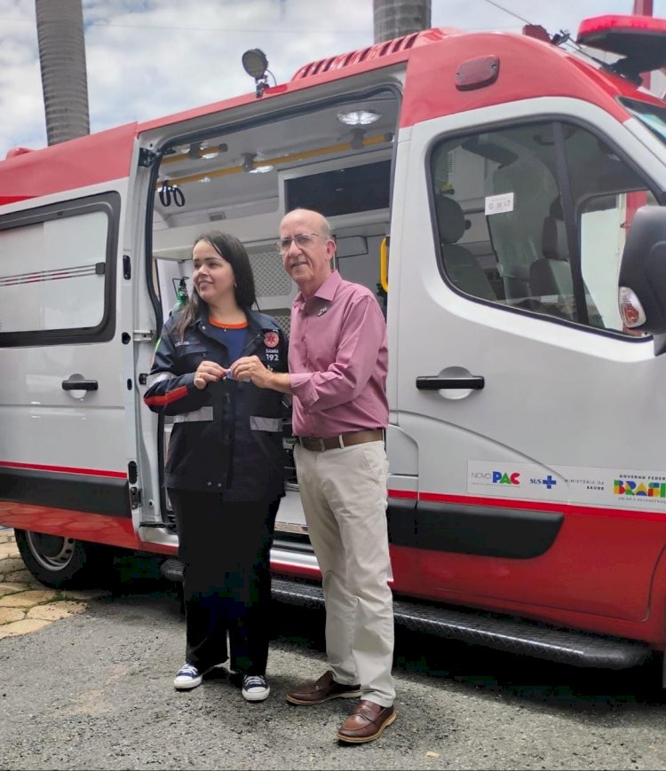 Caldas Novas é contemplada com quatro novas ambulâncias do SAMU