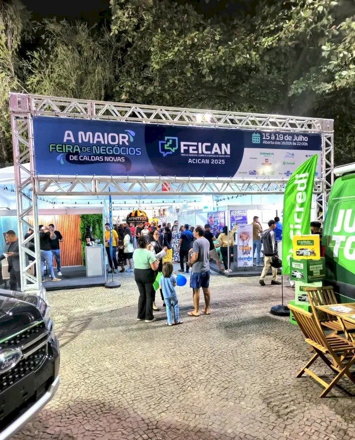 FEICAN 2025: Caldas Novas recebe a Feira de Indústria, Comércio e Serviços, que acontece de 15 a 19 de Julho