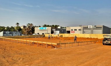 Construção da nova Unidade Básica de Saúde do setor Jardim Hanashiro avança 