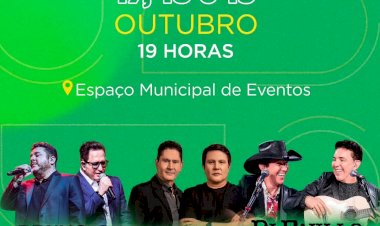 Caldas Novas terá 1ª edição do Festival do Bem para celebrar seus 114 anos,  nos dias 17, 18 e 19 de Outubro